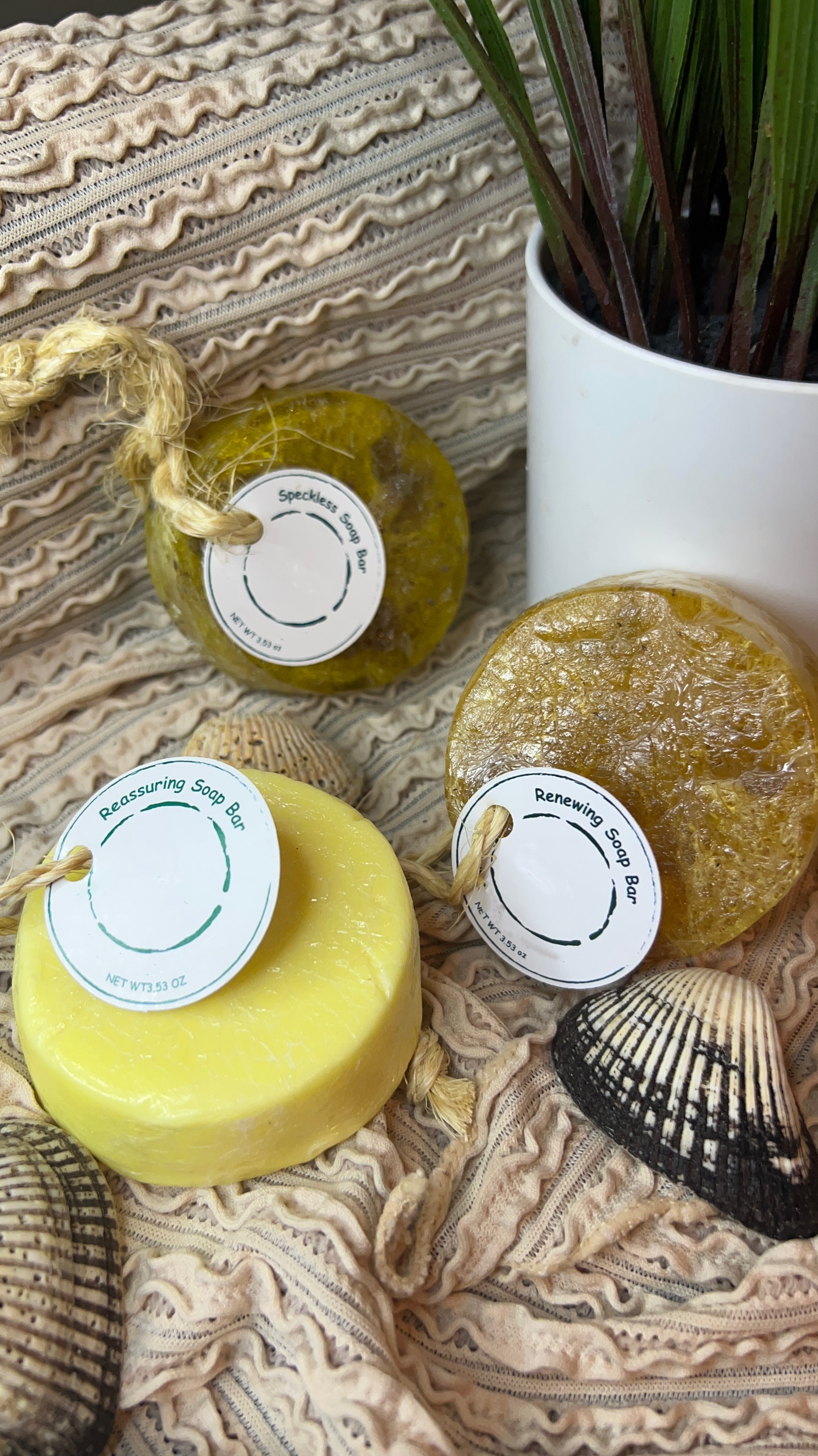 🌱 Skin-Soothing Soap Bar Set (3-Pack)