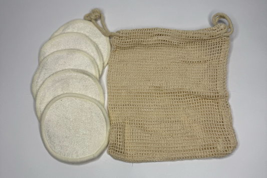 ✨ Eco-Soft Reusable Cleansing Pads (5-Pack)